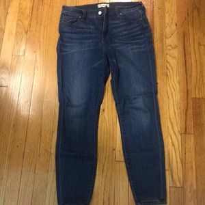Madewell High Riser Skinny Jeans size 30